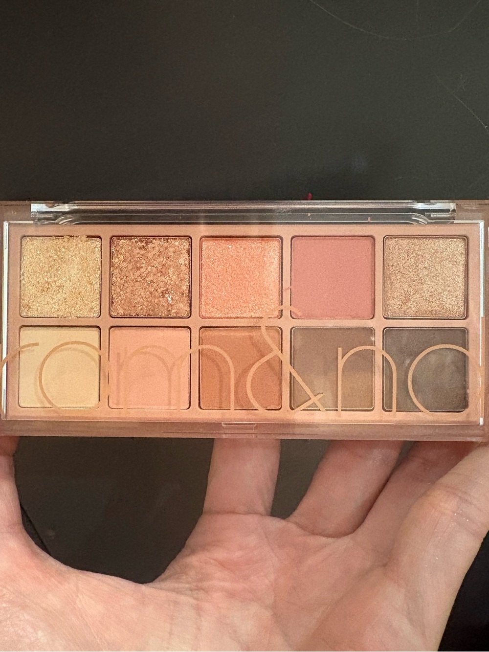Neutral Peach Eyeshadow Palette - Warm Pink & Gold Shades